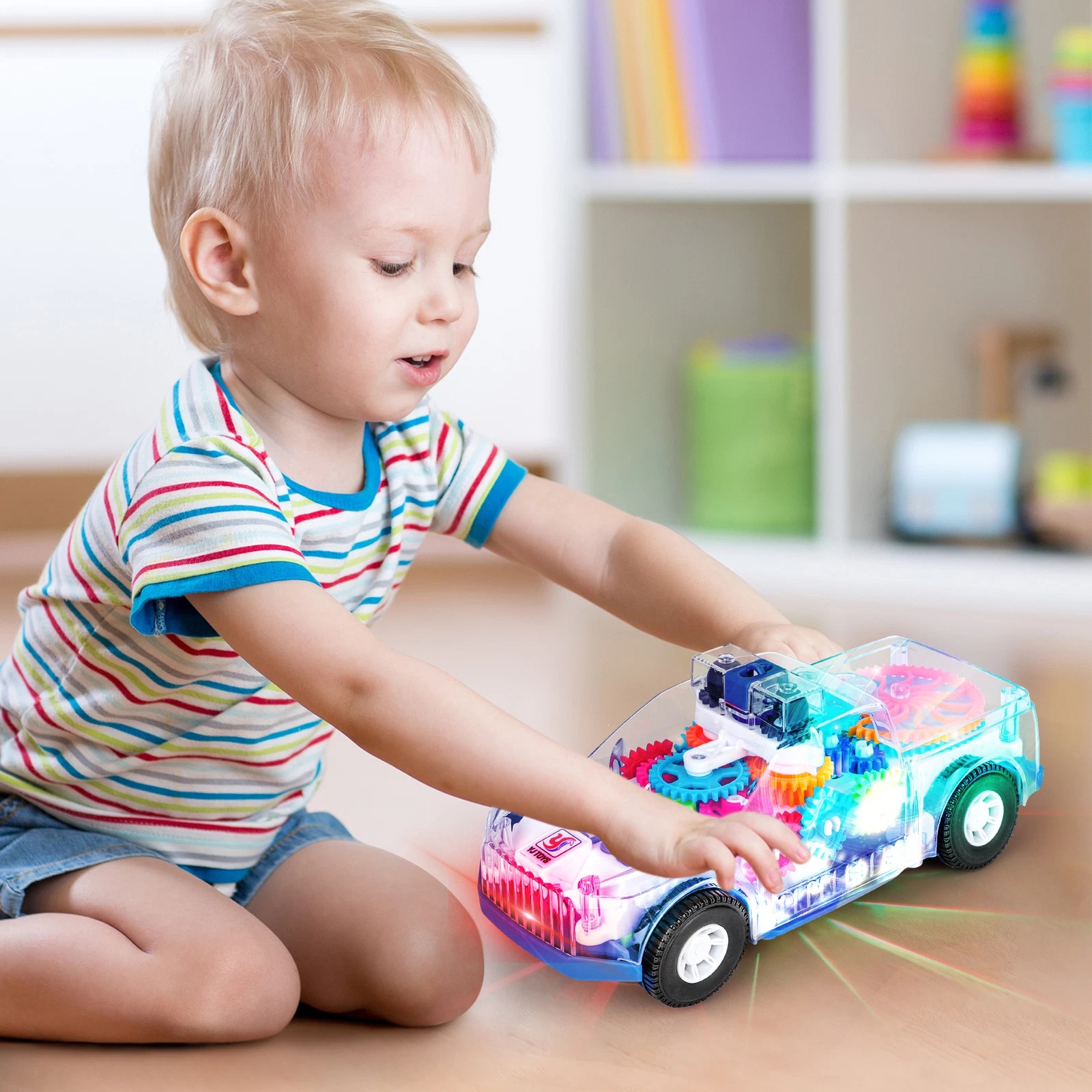 New Design Transparent Concept Gear Police Car Toy - Image 5